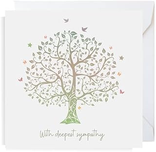 Second Ave Deepest Sympathy Square Card Condolences Bereavement Card