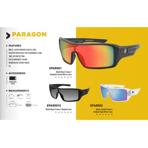 Bobster Paragon ®, Matte Black Frame, Smoked Lens2