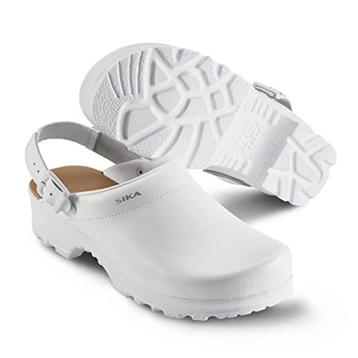 Sika 8185 Flex LBS - Clog - Geeignet für Pharma-, Lebensmittelindustrie, Krankenhaus und Pflege, Gastronomie (HORECA) und Küche - Weiß - Gr. 38
