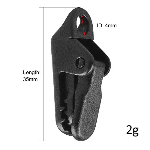 Ajcoflt 10 peças de grampos de toldo de lona para tendas de encaixe de ganchos para camping tenda de