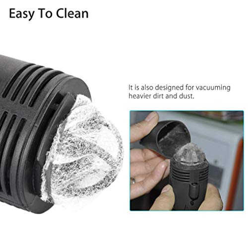 Mini Computer Vacuum USB Keyboard Cleaner PC Laptop Brush Dust Cleaning Kit (Black)
