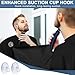 Beard Bib,Beard Apron,Hair Clippings Catcher & Grooming Cape Apron, Waterproof Non-Stick & Grooming Cloth,with 3 Suction Cups, Boyfriend/Husband/Fathers day's Gift Beard Trimming Catcher Bib (black)