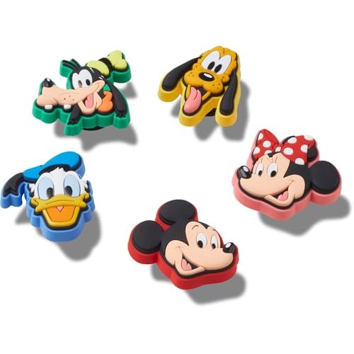 Image of Crocs Jibbitz Mickey & Friends Disney Shoe Charm Packs, Mickey & Friends, 5-Pack