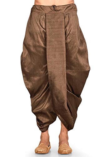 ARISHA Mens Dupion Art Silk Dhoti-(Free Size)-picture-28