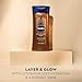 Vaseline Glazed and Glisten Golden Hour Body Gel Oil Glow Vanilla Cocoa Shimmering with Ultra-Hydrating Lipids and 100% Pure Cocoa Butter, 6.8 Oz