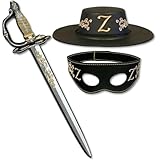 Liontouch - Z-Bandit Set - Foam Sword, Mask & Hat For Masked Avengers | For Boys & Girls Aged 3-8 Years | Durable & Safe Toys | Ideal Pretend Play Accessories For Kids’ Dress Up & Costumes