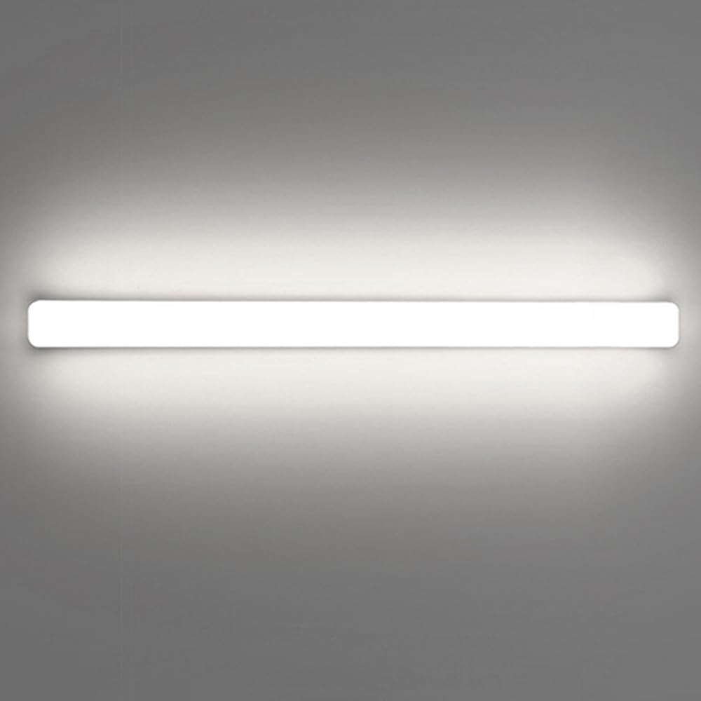 HCZKIUJY Modern LED Acrylic Wall Light - Simple Decorative Sconce for Bedroom, Corridor, and Ceiling (White Light-90CM)