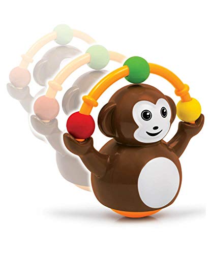 Image of Giggles Nico The Giraffe, Yellow & Giggles Push and Crawl Monkey