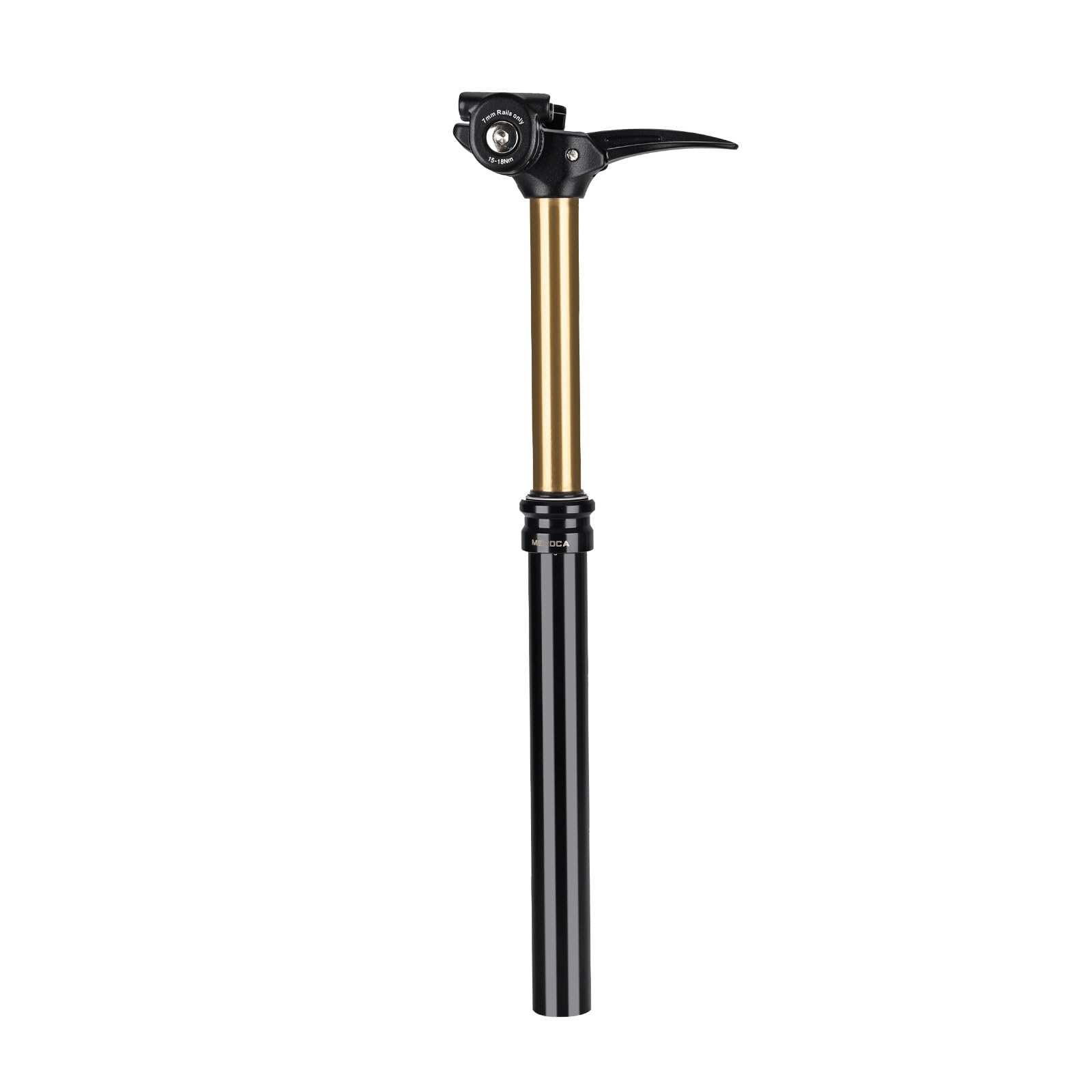 Tige de Selle de Vélo Télescopique 27,2mm/30,9mm/31,6mm, Hauteur Réglable, Tube de Selle de Vélo Hydraulique en Aluminium, Vélo Tout Terrain, Accessoire de Cyclisme