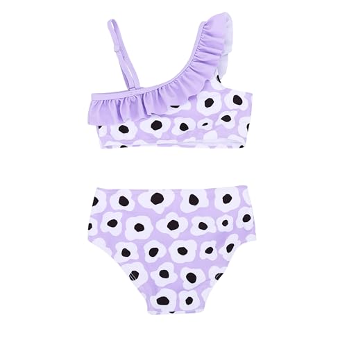Image of LIZENS Two-Pieces Girls Swimsuit Watermelon Printed Bikini Sets Ruffle Girls Bathing Suit