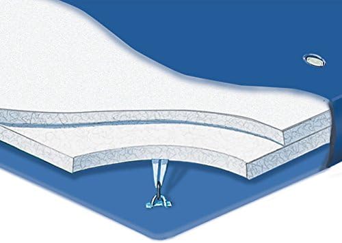 WaterbedCalifornia King Size Mid Fill Reduced Motion Mattress with Liner and Fill&Drain Kit
