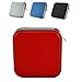 Price comparison product image REALMAX® DVD Storage wallet Portable 40 Disc CD Plastic Bag Case water resistant Organizer (Red)