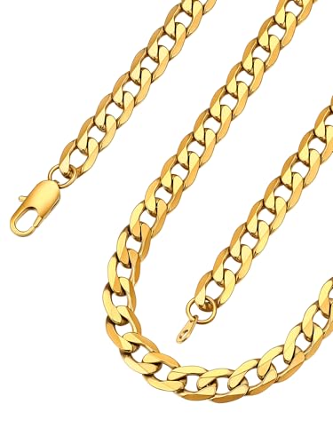 Punk Hip-hop Cuban Link Gold Chain Rapper Men Necklaces