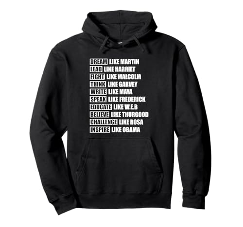 Dream Like Martin Hoodie - Black Pride Hoodie Pullover Hoodie