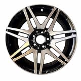 18” x 7.5” FRONT Rim Fit For Mercedes-Benz C250 C300 C350 (2013–2015) New Reconditioned AMG OEM Wheel Machined Black Factory Part #A2044010604