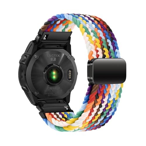 Bracelet nylon Garmin Fenix anti-irritation et sueur pour 22mm 26mm