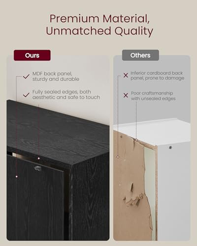 Image of VASAGLE CUSTOS Collection - Bookshelf, 6-Tier Bookcase, Book Shelf, Open Storage Shelf, 9.4 x 31.5 x 63.3 Inches, for Living Room, Home Office, Dining Room, Ebony Black ULBC412B01