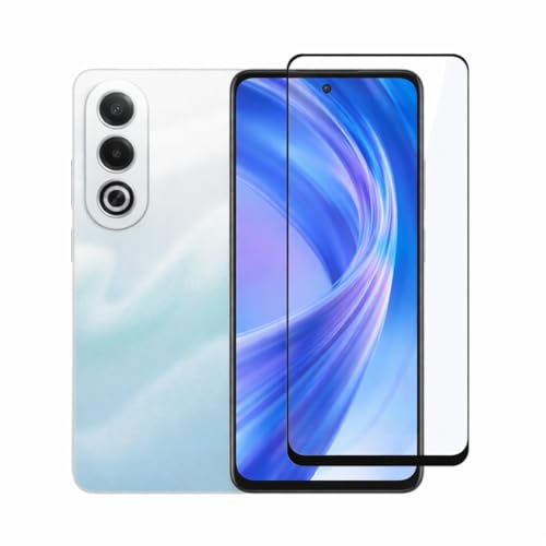 Image of D+ / D plus Compatible with Oppo A5 5G / K13x 5G / K12x 5G Full HD tempered glass Edge to Edge Coverage screen guard protector with installation Cleaning kit