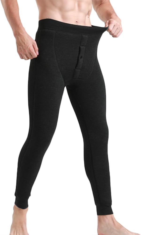 HSQSMWJ Men's Thermal Underwear Ultra Soft Trousers Bottoms Pants XL-5XL