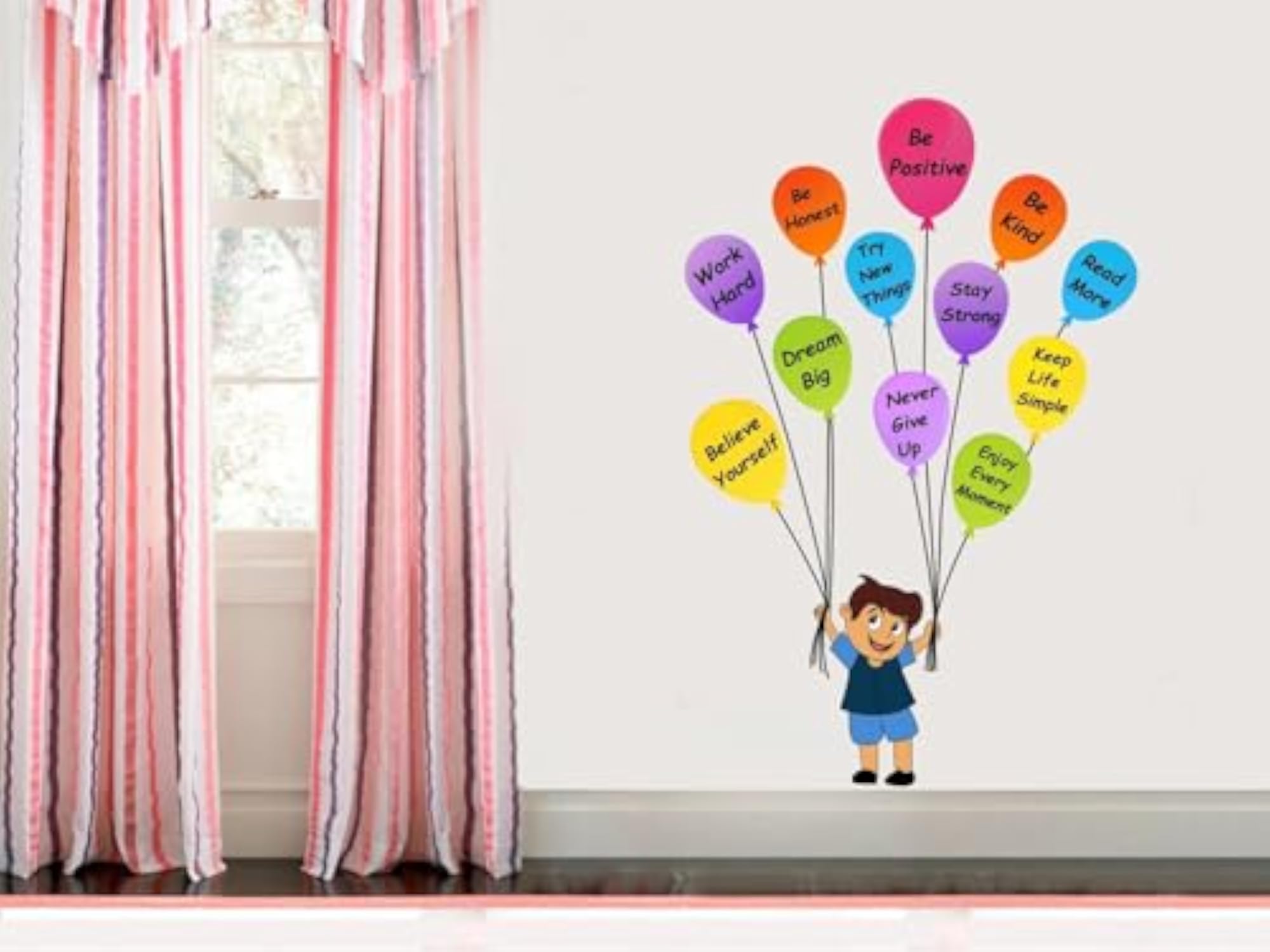 Self Improvement Positive Motivational Quotes Wall Stickers
