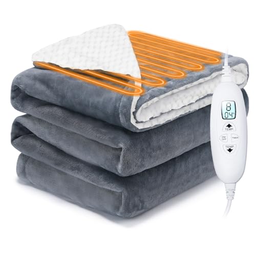 Qoosea Manta Eléctrica Calefactora Con Función De Apagado Automático Mantas Eléctricas Con 10 Ajustes De Calor 9 Ajustes De Tiempo Protección Contra Sobrecalentamiento Lavable A Máquina 180 130 Cm Qoosea Manta Eléctrica Calefactora Con Función De Apagado Automático Mantas Eléctricas Con 10 Ajustes De Calor 9 Ajustes De Tiempo Protección Contra Sobrecalentamiento Lavable A Máquina 180 130 Cm