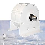 LwiftGal 12V 24V 48V Low RPM Permanent Magnet Generator,Gearless Permanent Magnet Generator for Wind Turbine Water Turbine Water Conservancy,500W-24V