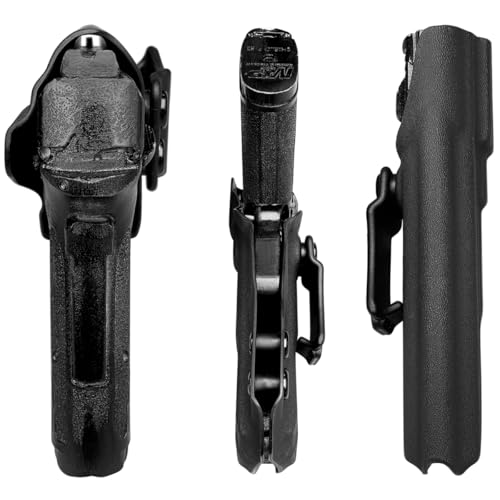 POLE.CRAFT M&P Shield EZ Holster IWB Kydex Holster Fit: Smith & Wesson M&P 9mm Shield EZ & S&W M&P 9 Shield EZ M2.0 Pistol- Inside Waistband - Adj. Cant Retention - Cover Mag-Buttom