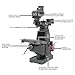 JET Variable-Speed Vertical Mill, ACU-RITE 203 DRO, X-Axis Powerfeed 3 HP, 230/460V 3Ph (Model JTM-4VS)