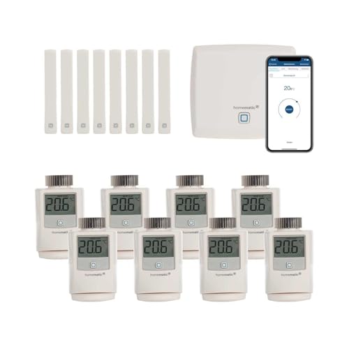 Preisvergleich Produktbild Homematic IP Smart Home Heizkörperthermostat Set für 5 Zimmer