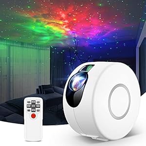 Star Projector,LED Galaxy Projector Light with Nebula,Night Light Projector with Remote Control for Kids Baby Adults…