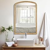 Dekorativer Spiegel: Moderner minimalistischer Stil und konsistentes, wunderschönes ästhetisches Design eignen sich zur Dekoration jedes Raums, passend für Bauernhäuser, Badezimmer, Schlafzimmer, Wohnzimmer, Eingangsbereich usw. Erweitern Sie den Raum optisch, erhöhen Sie das Licht und verbessern Sie die Schönheit jedes Raums im Haus
