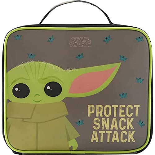 The Mandalorian Sac à déjeuner isotherme pour enfants avec poignée, produit officiel par Polar Gear, polyester 600D, sac isotherme réutilisable pour...