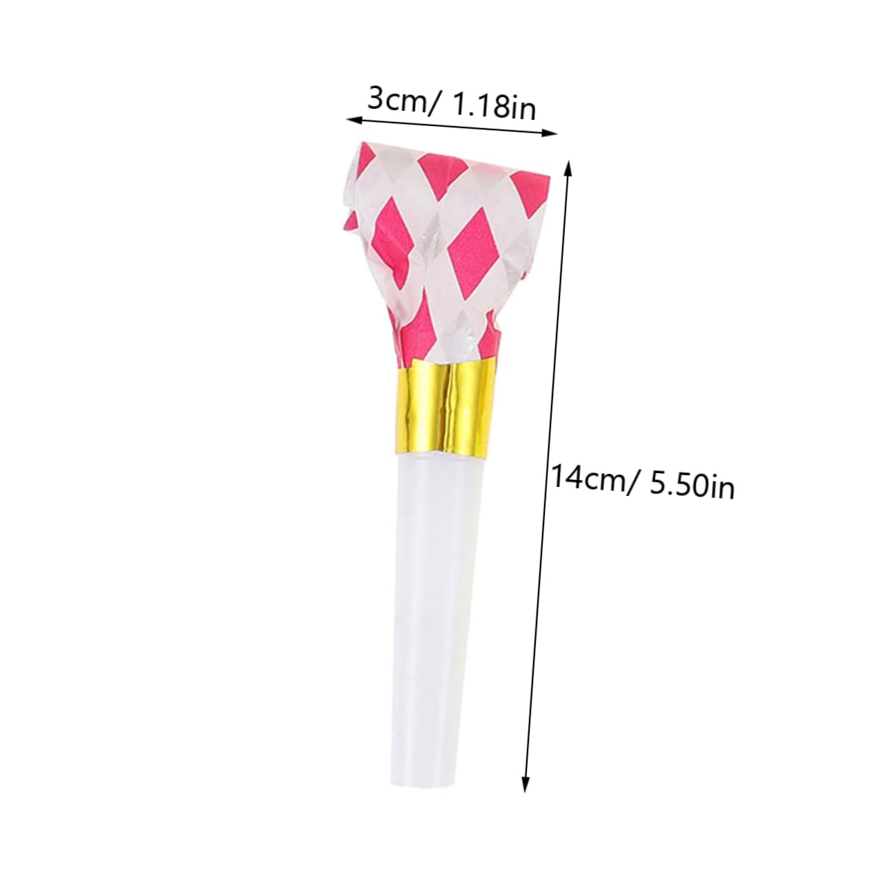 Toddmomy 50PCS Funny Party Blowouts Noisemakers Party Blowers for Birthdays Weddings Halloween and Festivals Lightweight Cheerleading Props for Adults