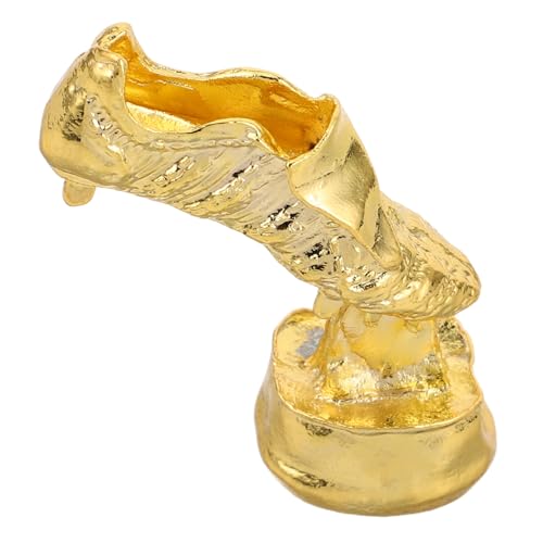 Generic Miniature Football Trophy Keyring Unique Golden Soccer Boot Award