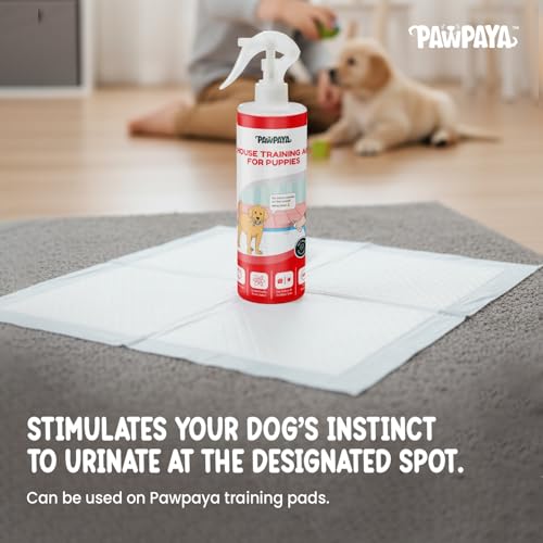 Image of Pawpaya Puppy Potty Training Spray 250ml | Encourages Proper Toilet Habits | Easy Indoor Training Solution for All Breeds