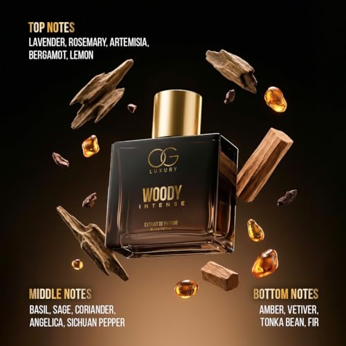 Image of India's First & Strongest Perfume Combo | Smokey & Woody Intense Extrait De Parfum | Luxury Fragrances | Long lasting, Premium Perfume For Man | For All Occasions | Gift for Men, 50 ml Each, Pack of 2