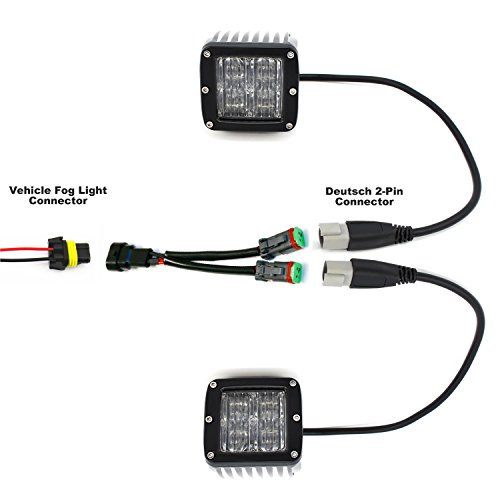 Adaptadores Y-Shape Duales H11 H8 a Deutsch DT DTP miniatura 5