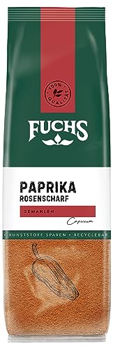 Fuchs Gewürze - Paprika rosenscharf im recyclebaren Nachfüllbeutel - 55 g