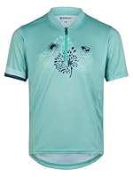 Ziener Kinder NESPI Fahrradtrikot/Radtrikot - Mountainbike|Rennrad - atmungsaktiv, schnelltrocknend, elastisch, ärmellos, deep Lagoon, 176