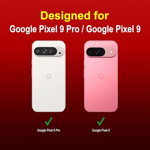 Image of Zapcase Back Case Cover for Google Pixel 9 Pro | Compatible for Google Pixel 9 Pro Back Cover | Liquid Silicon Magic Case with Camera Protection | Red
