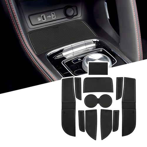 Alfombrilla de goma antideslizante para MG ZS EV que evita la suciedad en la consola central