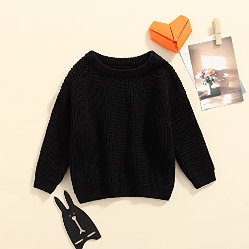 Toddler Baby Girl Boy Sweater Crewneck Long Sleeve Sweatshirt Pullover Newborn Infant Fall Winter Clothes2