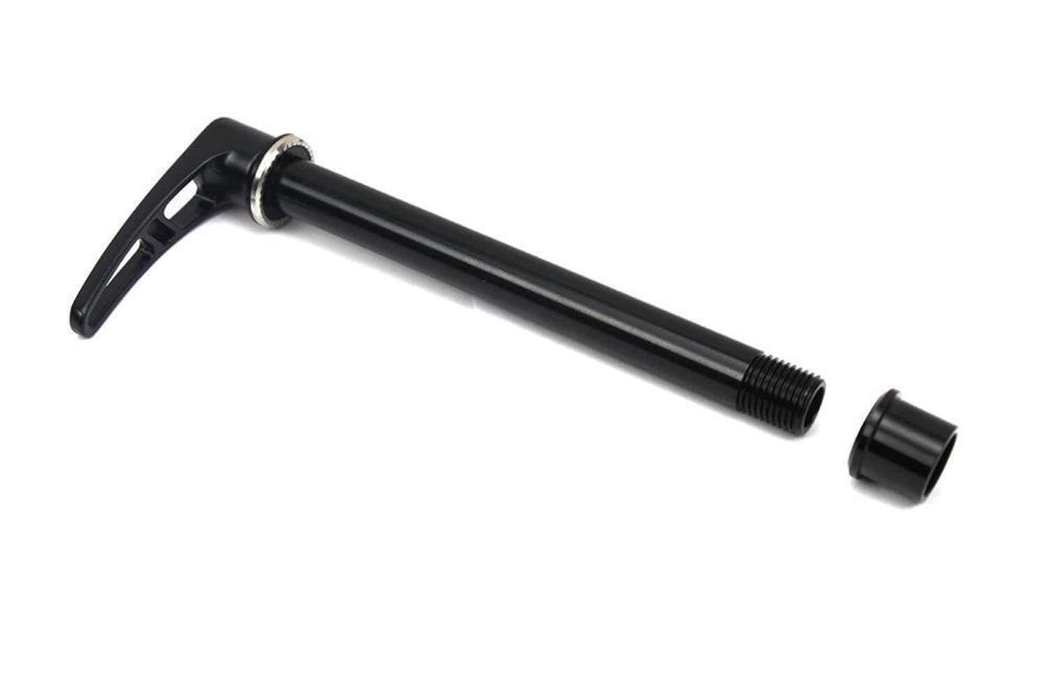 Cierres RáPidos para Bicicletas Pinchos de Cubo Rueda Bicicleta, Eje pasante Delantero, 15x100, pincho aleación MTB con contratuerca, 15mm, Longitud del, Cabeza Plana 148 Mm