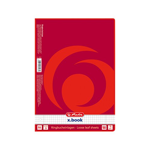 Preisvergleich Produktbild Herlitz 432435 Ringbucheinlagen A4, 100 Blatt, Lineatur 28