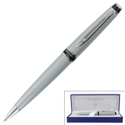 waterman expert ii - Waterman Expert II Brushed Chrome CT Retractable Ballpoint Pen (75250)