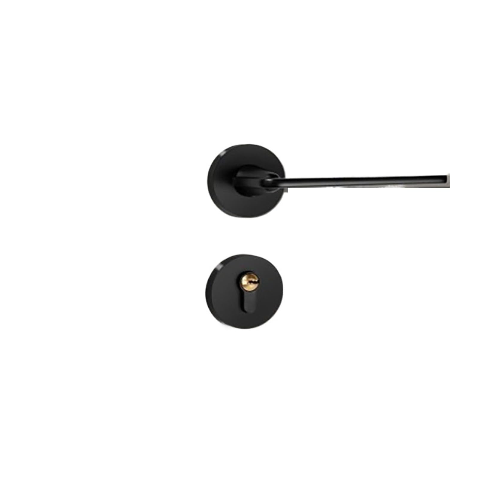 NYRXRYTCA Door Lock Indoor Bedroom Bronze Split Lock Nordic Silent Room Door Lock Simple Magnetic Door Lock Set(Yahei)