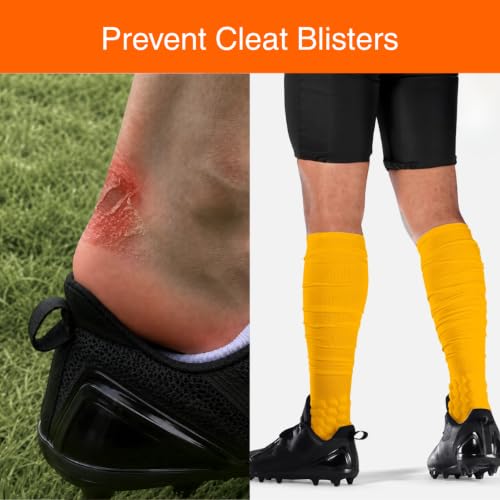 Image of SLEEFS Padded Football Socks for Anti-Blister and Cleat-Ready Fit