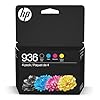 HP-936-Black-Cyan-Magenta-Yellow-Ink-Cartridges-4-pack-Works-with-OfficeJet-9122e-Pro-9110b-9125e-9128e-9130b-9135e-OfficeJet-Pro-Wide-Format-9730e-Eligible-for-Instant-Ink-6C3Z5LN HP 936 Black, Cyan, Magenta, Yellow Ink Cartridges (4-pack) | Works with : OfficeJet 9122e; Pro: 9110b, 9125e, 9128e, 9130b, 9135e; OfficeJet Pro Wide Format 9730e | Eligible for Instant Ink | 6C3Z5LN