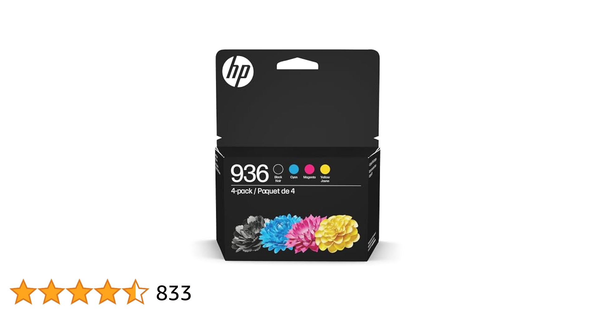 Amazon.co.jp: HP 936 ブラック、シアン、マゼンタ、イエロー