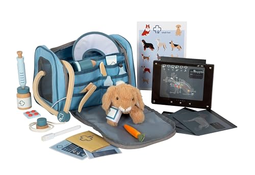 small Foot Tierarzt-Tasche mit Hase, Spielset mit...